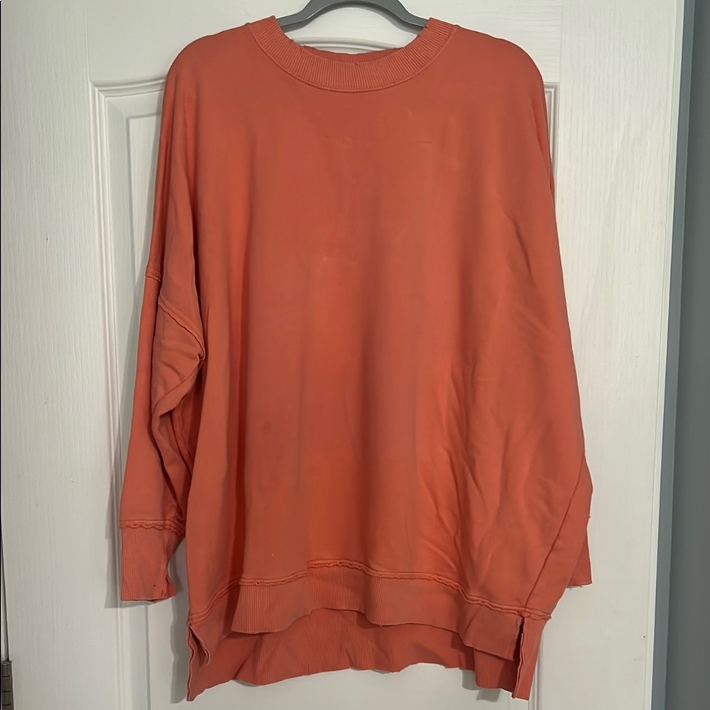 Oversized Orange Sweatshirt